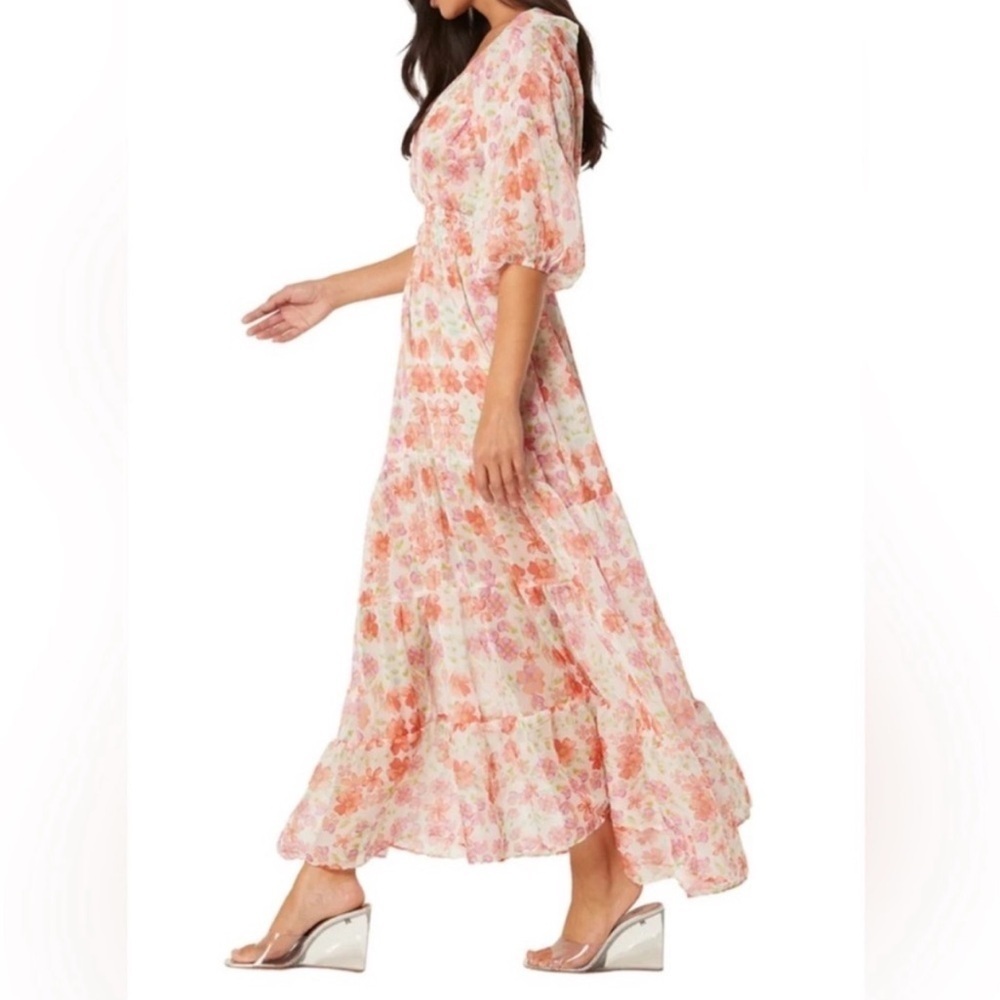 Misa “Pippa” Floral Tiered Maxi Dress Size Medium Excellent Condition! - Picture 2 of 10